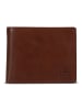 Jost Vardo Geldbörse RFID Schutz Leder 12 cm brown