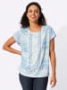WITT WEIDEN Print-Shirt in jeansblau-ecru-bedruckt