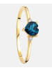 Diamant L'éternel Ring aus 375 Gelbgold mit 0.56 Karat Diamant mit Topas