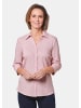 GOLDNER Stretchbequeme Bluse mit Baumwolle in rosé