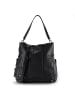 Desigual Embro Loverty Schultertasche 33 cm mit Dehnfalte in schwarz