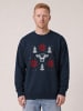 wat? Apparel Sweatshirt Christmas with love in Dunkelblau