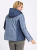 Sieh an! Steppjacke in jeansblau-ecru-bedruckt