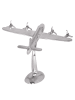 KADIMA DESIGN Design Deko Flugzeug Propeller aus Aluminium Farbe Silber