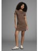 FLASHLIGHTS Shirtkleid in braun