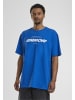 Mister Tee Mister Tee Error Wording Oversize Tee in cobalt blue