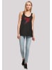 F4NT4STIC Damen Tanktop David Bowie Distressed Rebel in schwarz
