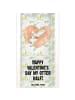Mr. & Mrs. Panda Glaslaterne Otter Valentine mit Spruch in Transparent