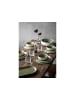 Studio Round Servierplatte North in Matte white/Shiny moss