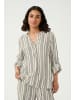 Kaffe Langarm-Bluse KAmilia Regular fit in Moonstruck / Black Stripe