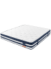 VASAGLE Taschenfederkernmatratze Mosey in Weiß - (B)180 x (H)25 x (T)200 cm
