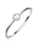 Glanzstücke München Ring aus Sterling Silber mit Perlmutt in silber