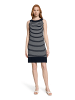 Betty Barclay Jerseykleid in marine ecru - 0001