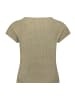 Betty Barclay Strukturshirt mit U-Boot-Ausschnitt in Soft Olive