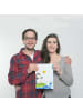 Mr. & Mrs. Panda Wandbild Pinguin Surfer ohne Spruch in Weiß