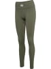 Hummel Hummel Leggings Hmlpulse Multisport Damen in DUSTY OLIVE