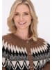 VIRITA Women Cardigan in Kamel Mehrfarbig