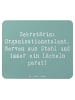 Mr. & Mrs. Panda Mouse Pad Spruch Sekretärin Heldin mit Spruch in Meeresbrise
