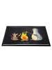 Mr. & Mrs. Panda Schmutzfangmatte Pinguin Lagerfeuer ohne Spruch in Kreidetafel