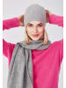 Style Republic Kaschmir Beanie fein gerippt in light grey melange