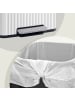 SONGMICS Mülleimer Patia in Wolkenweiß - (B)33.6 x (H)62.5 x (T)40.3 cm - 50 L