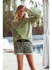 LASCANA Sweatshirt in khaki