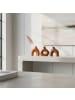 Boltze Vasenset METTY, handgefertigt, 3er-Set in Braun, (B) 3,5 x (H) 10 x (L) 10 cm