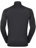 Odlo Longsleeve "Mid Layer 1/2 Zip Berra Light" in Schwarz