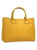 Cluty Handtasche echt Leder in gelb