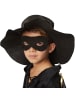 tectake In Schwarz gehaltenes Zorro-Outfit, schwarz