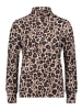 Betty Barclay Rollkragenshirt mit Stehkragen in Taupe/Beige