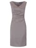 Vera Mont Etuikleid mit Raffung in Grau