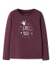 name it Langarmshirt Glitzerprint Nmfolinas in mauve wine
