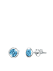 Lucardi 925 Silber Ohrringe Rund