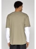 Urban Classics Long Sleef in paleolive/white