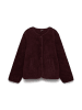 Vero Moda Teddyfell Jacke in Winetasting