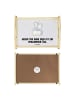 Mr. & Mrs. Panda Holz Tablett Pinguine Kuscheln mit Spruch in Grau Pastell