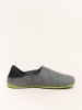 Gottstein Hausschuh Wool Slip-On in grey/green