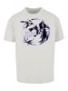F4NT4STIC Oversize T-Shirt The Witcher Wolf Logo in lightasphalt