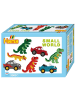 Hama Geschenkpackung Kleine Welt, Auto/Dino, Midi-Bügelperlen - ab 5 Jahren