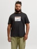 JACK & JONES PLUS T-shirt in Black