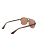 Web Männer Sonnenbrille Flieger Braun