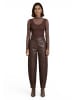 Zero  Langarm-Shirt mit Muster in Beige/Brown