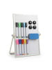 relaxdays Whiteboard in Weiß/ Silber - 30x20 cm