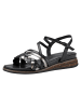 Tamaris Sandalen aus Leder 28250-20 Schwarz