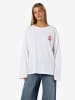 Noisy may Langarmshirt in Bright White