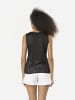 KOROSHI Damen-Tanktop mit Glitzer in Schwarz