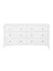 ebuy24 Kommode Mulon Weiß 148 x 40 cm