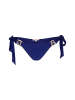 Moda Minx Bikini Hose Amour Tie Side Brazilian in blau-schwarz