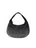 faina Schultertasche Mit Strass in Schwarz